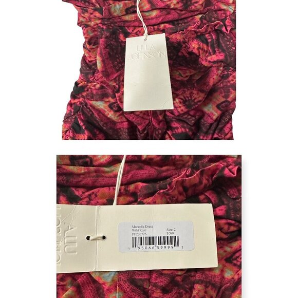Ulla Johnson Marcella Midi Dress,  Wild‎ Rose, Size 2, New with tag - Picture 6 of 14
